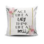 Aberto Design Funda de Cojín NKLF-380 Multicolor 43 x 43 cm